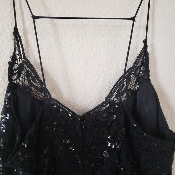 H&M Black Sequence Dress Size 6 NWOT - Picture 6 of 10